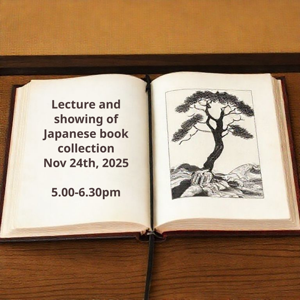 Lecture and showing of historic Japanese books collection at the University library
