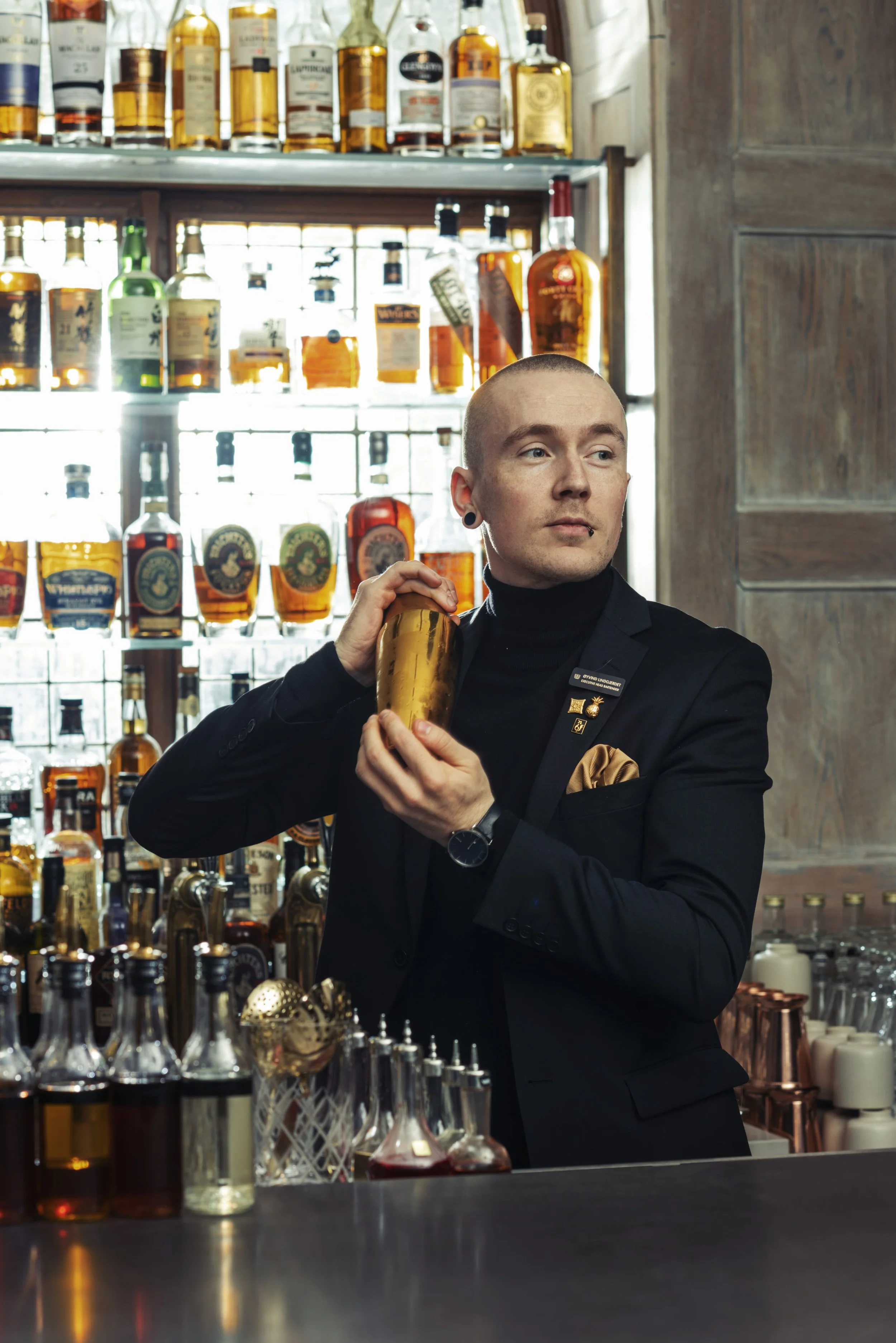 Bar manager Øyvind Lindgjerdet