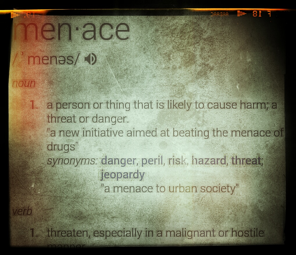 Definition & Meaning of Menace