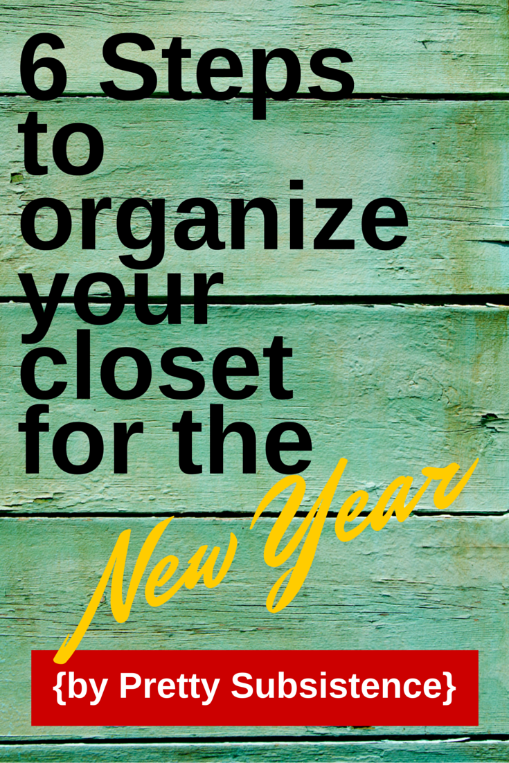 New Year's Decluttering {A Closet Story}