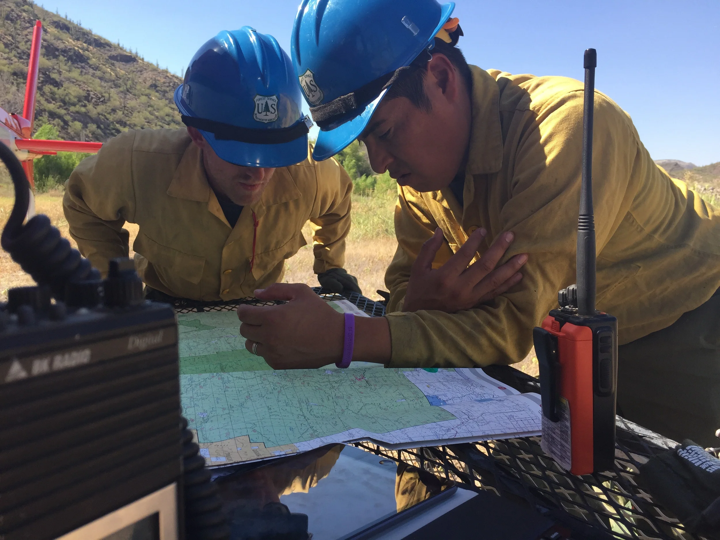 Planning on the fly...no that's literally the helicopter. 