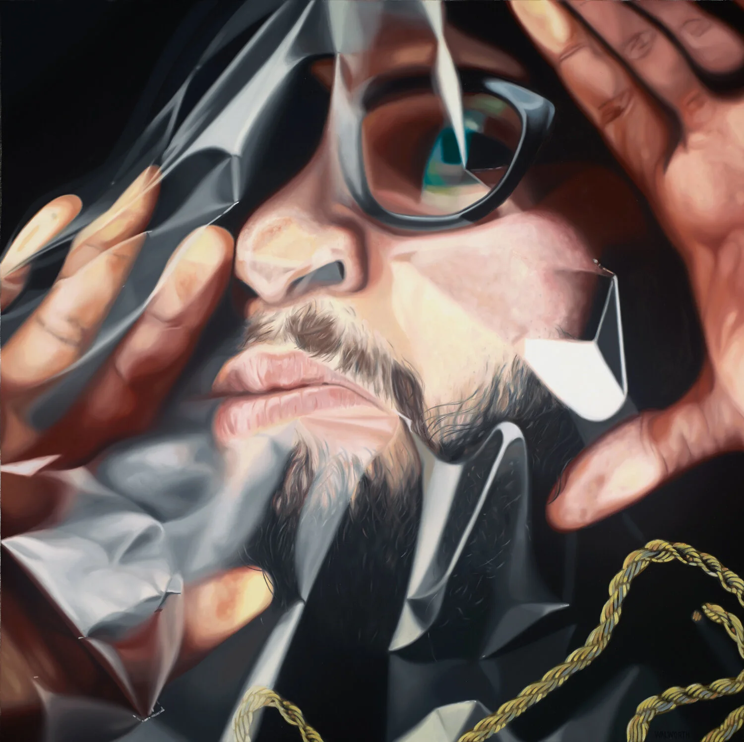  Oil on canvas | 36” x 36” | Commissioned by  Andy Mineo.  