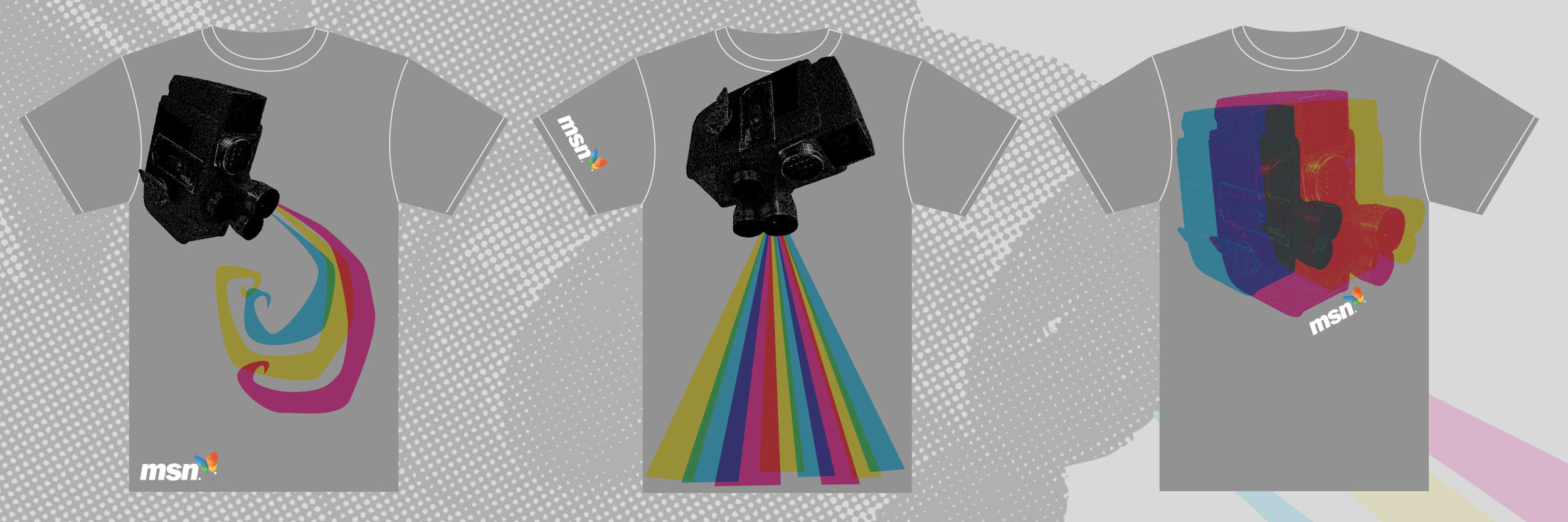 Microsoft: MSN Network Promotional Shirt Design for SXSW