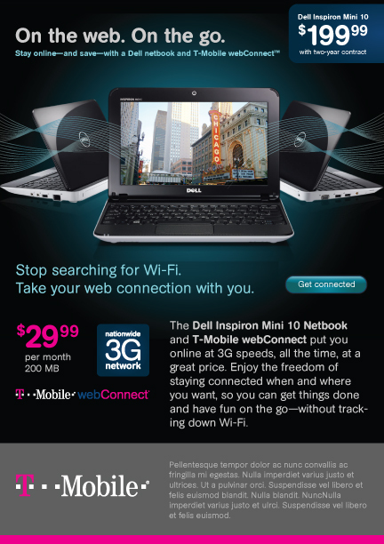 T-Mobile: Direct Mail Print Piece