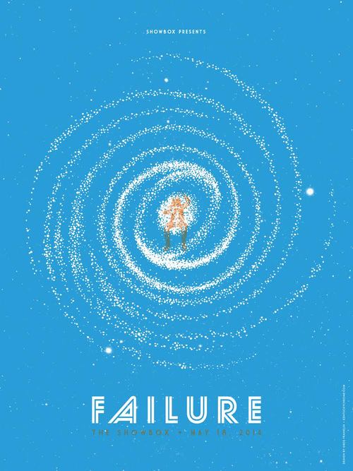 Failure: Silkscreened Concert Poster