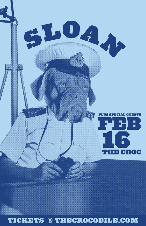 Sloan: Concert Flier