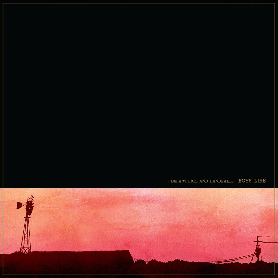 Boys Life "Departures And Landfalls" Album Packaging (design, watercolor, illustration)