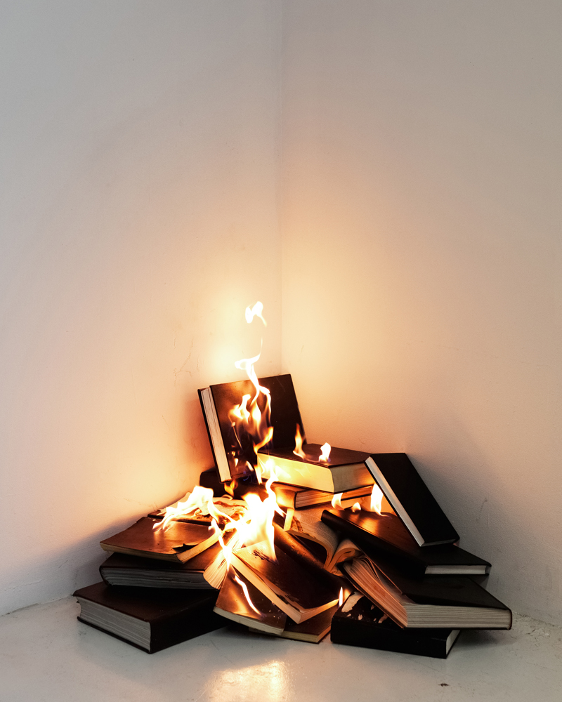 Untitled (Book Burning), 2015