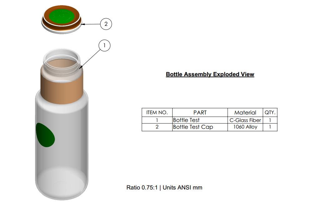 Isometric Exploded View & Bill of Materials