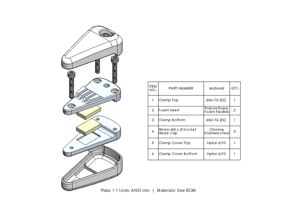 Isometric Exploded View & Bill of Materials