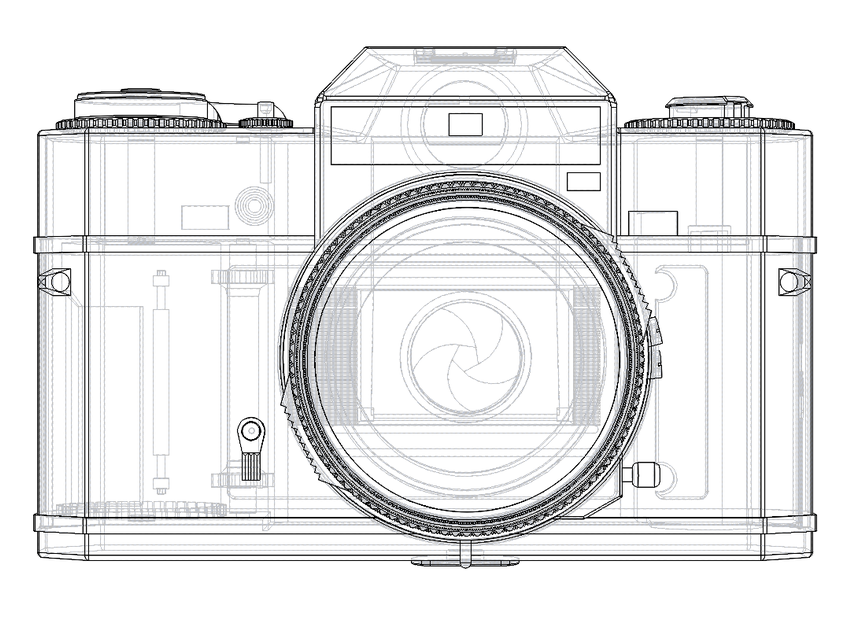 Wireframe Front View