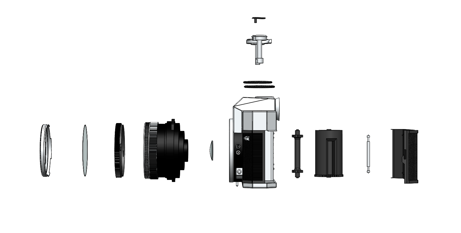 Left Exploded View