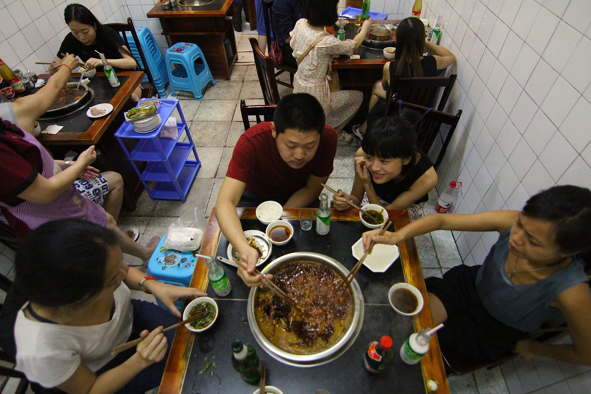 Hot Pot with a crew