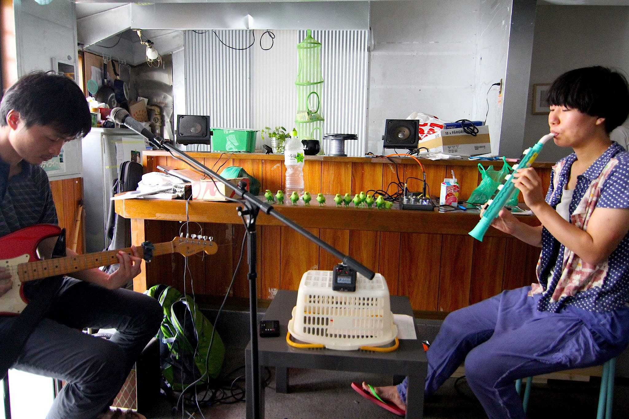 Experimental noise in the day-time at FIGYA.