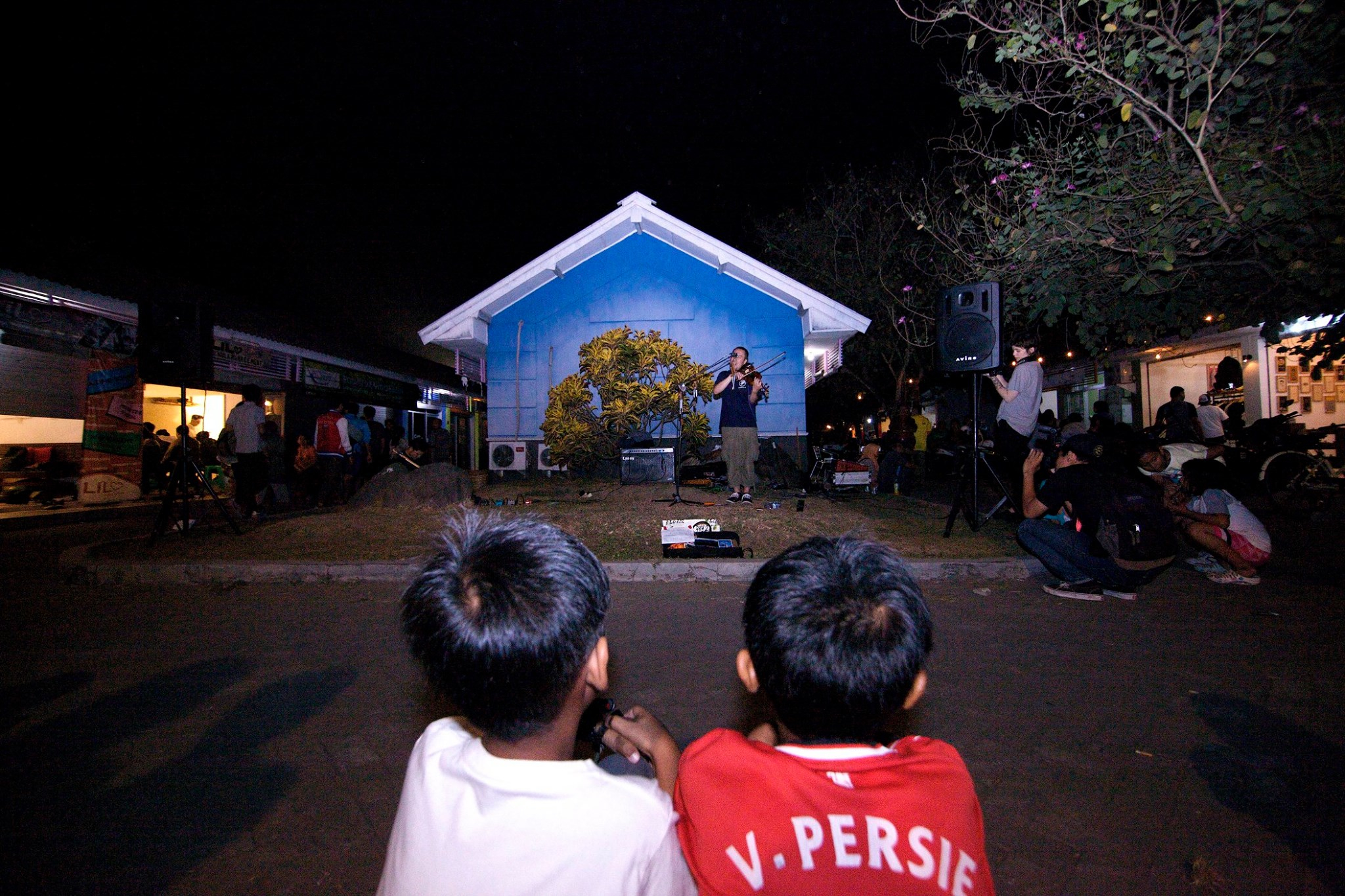 Junichi at Festival Kesenian's "Fringe Stage"