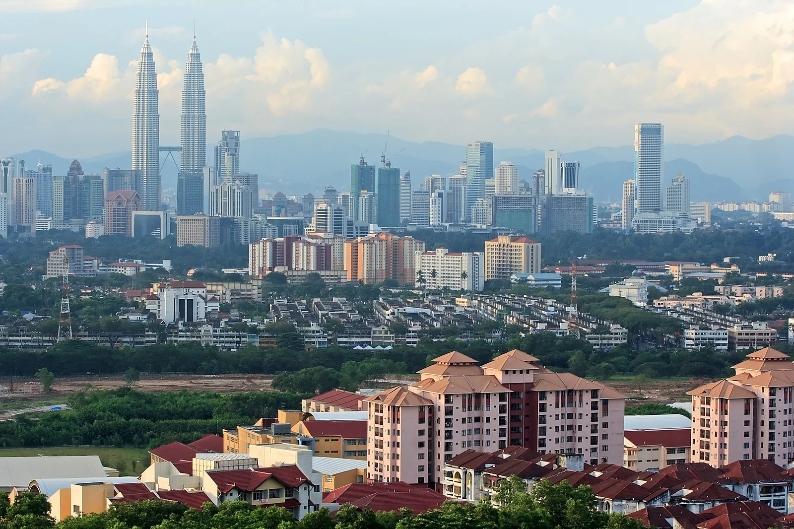 View of the Kuala Lumpur skyline