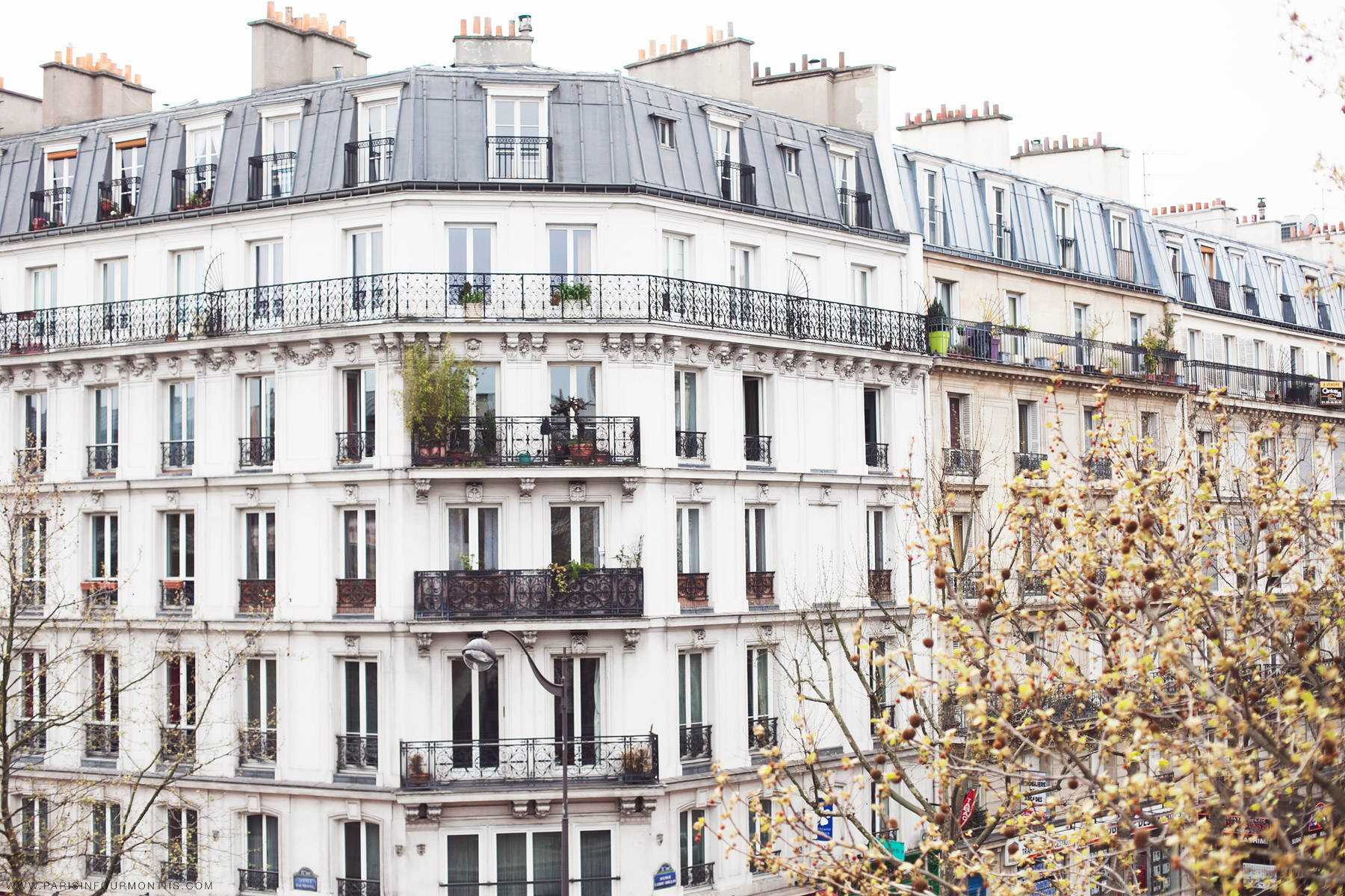 Classic Parisian facades