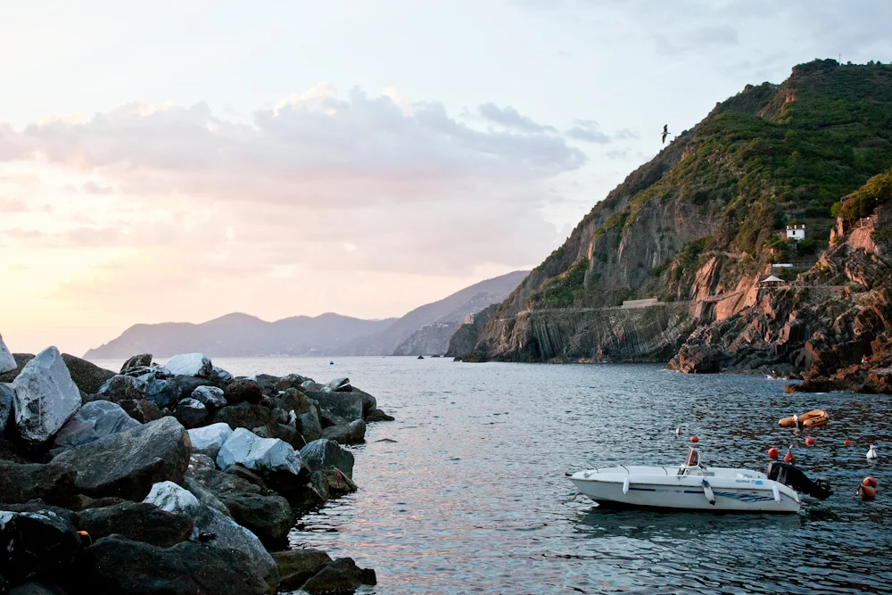 Riomaggiore's marina