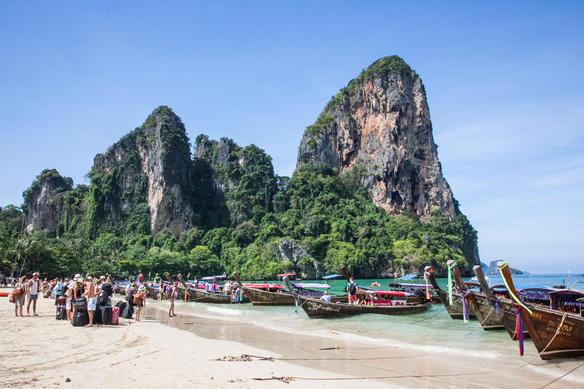 Departure point on Railay Beach West