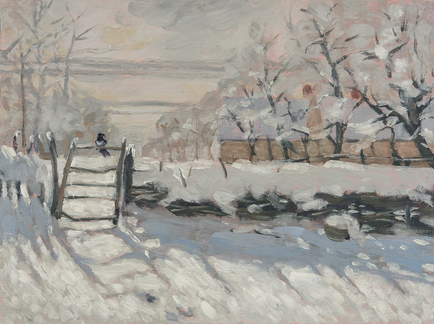 Monet's Magpie by Rob Lunn