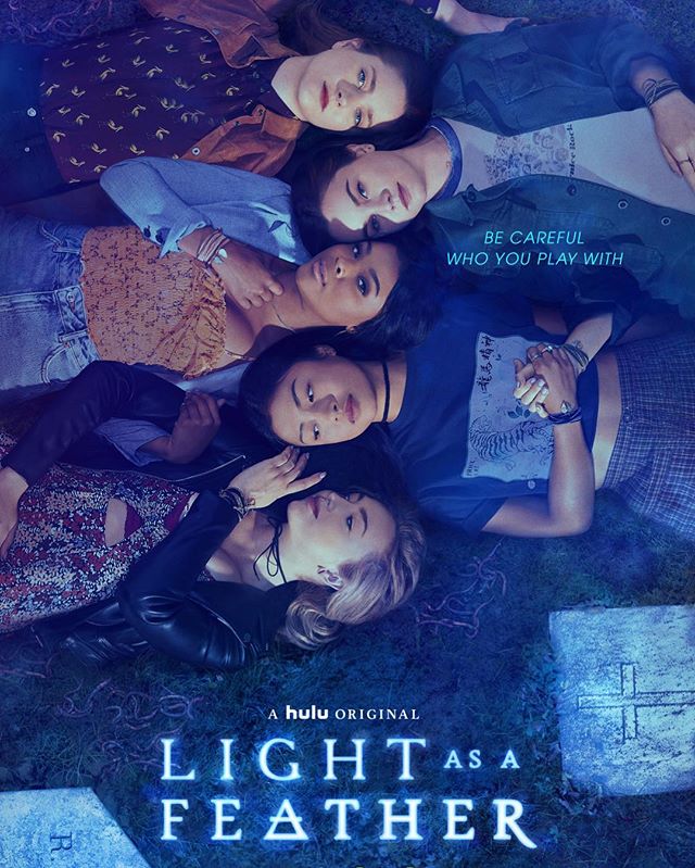 Best birthday present ever! Really proud of this one! A dream working with this crazy talented cast and crew! Check out #LightAsAFeather @hulu now streaming! 🦋