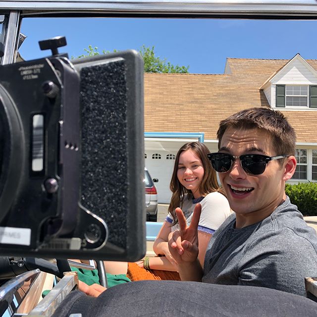 Behind The Scenes of LIGHT AS A FEATHER. Thankful for this insanely talented cast and crew. Binge the whole first season on @hulu today! #lightasafeather #directing #horror