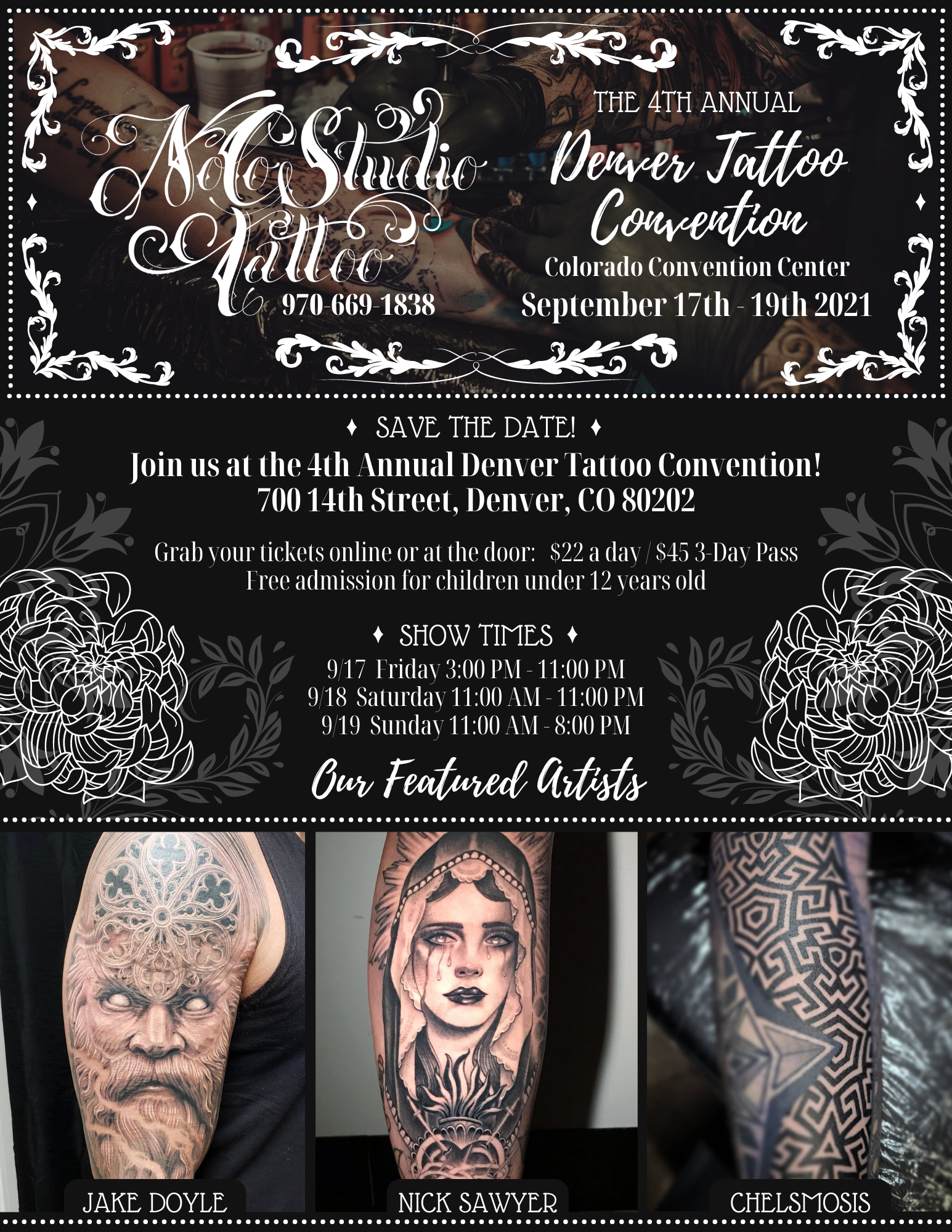 Denver Tattoo Convention  Celebrate the Artistry of Body Art  Certified  Tattoo Studios