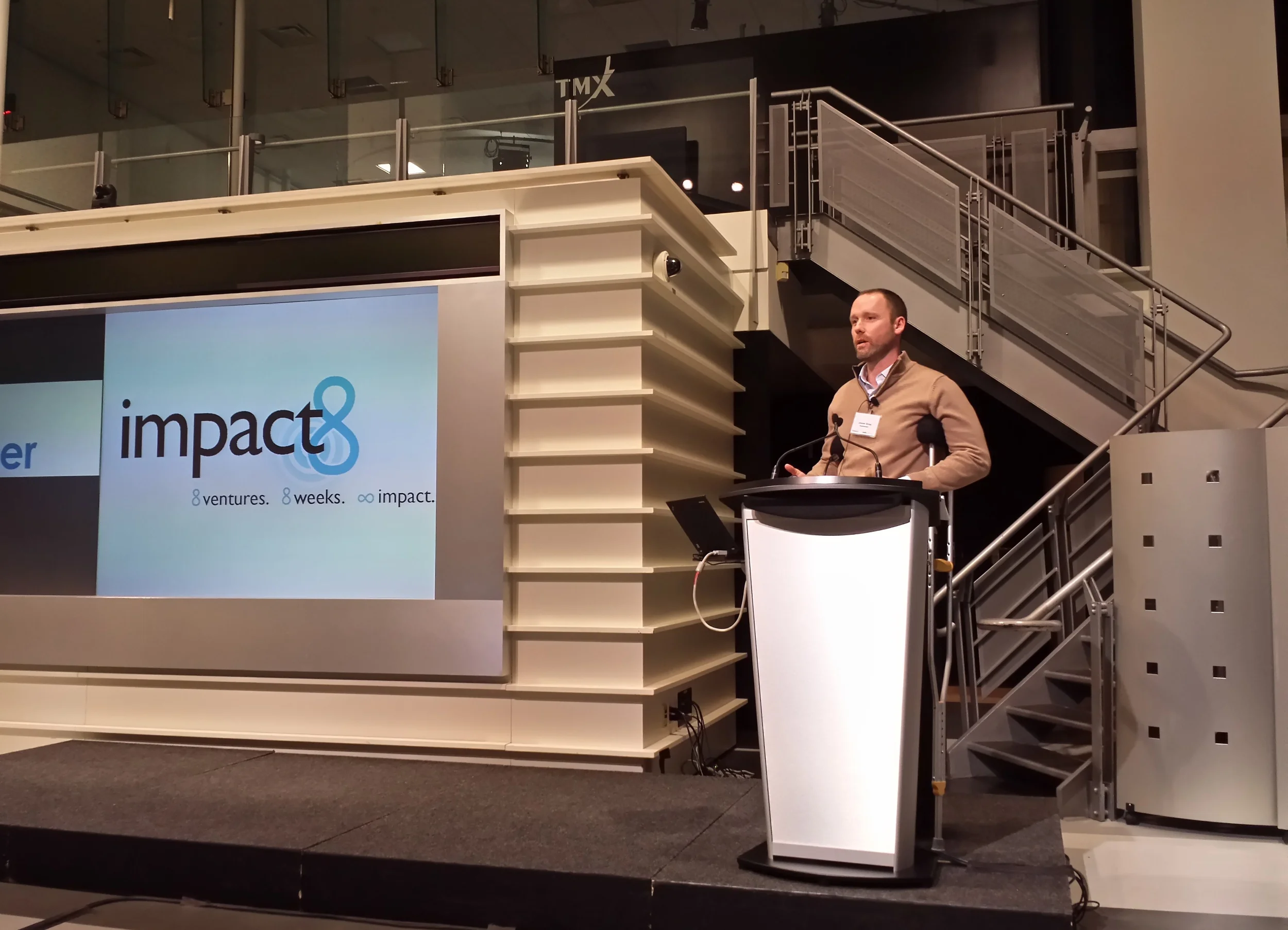 Impact8's first peer-selected winner - SunFarmer! The competition was stiff!