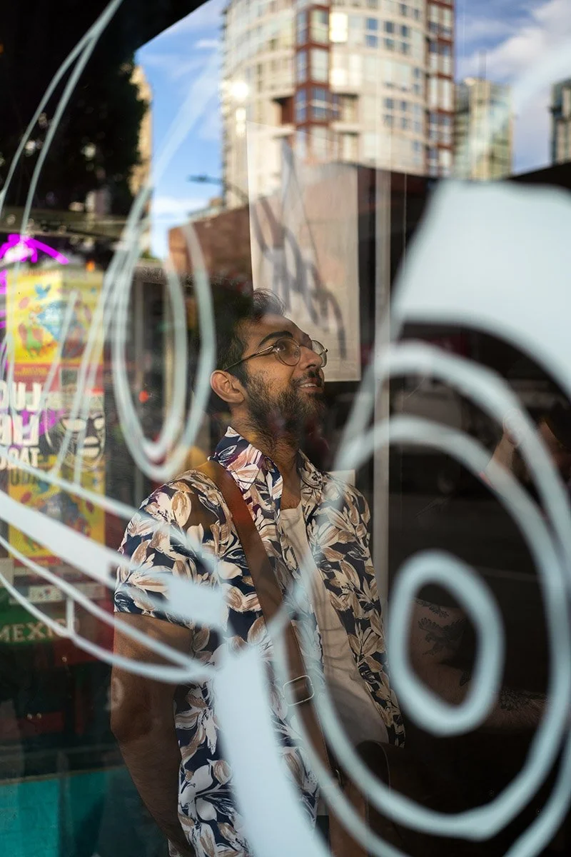 A Mexico Soccer fan at a watch party in Vancouver. Sample image from a Sony FE 40mm f/2.5 G and Sony A7 V.