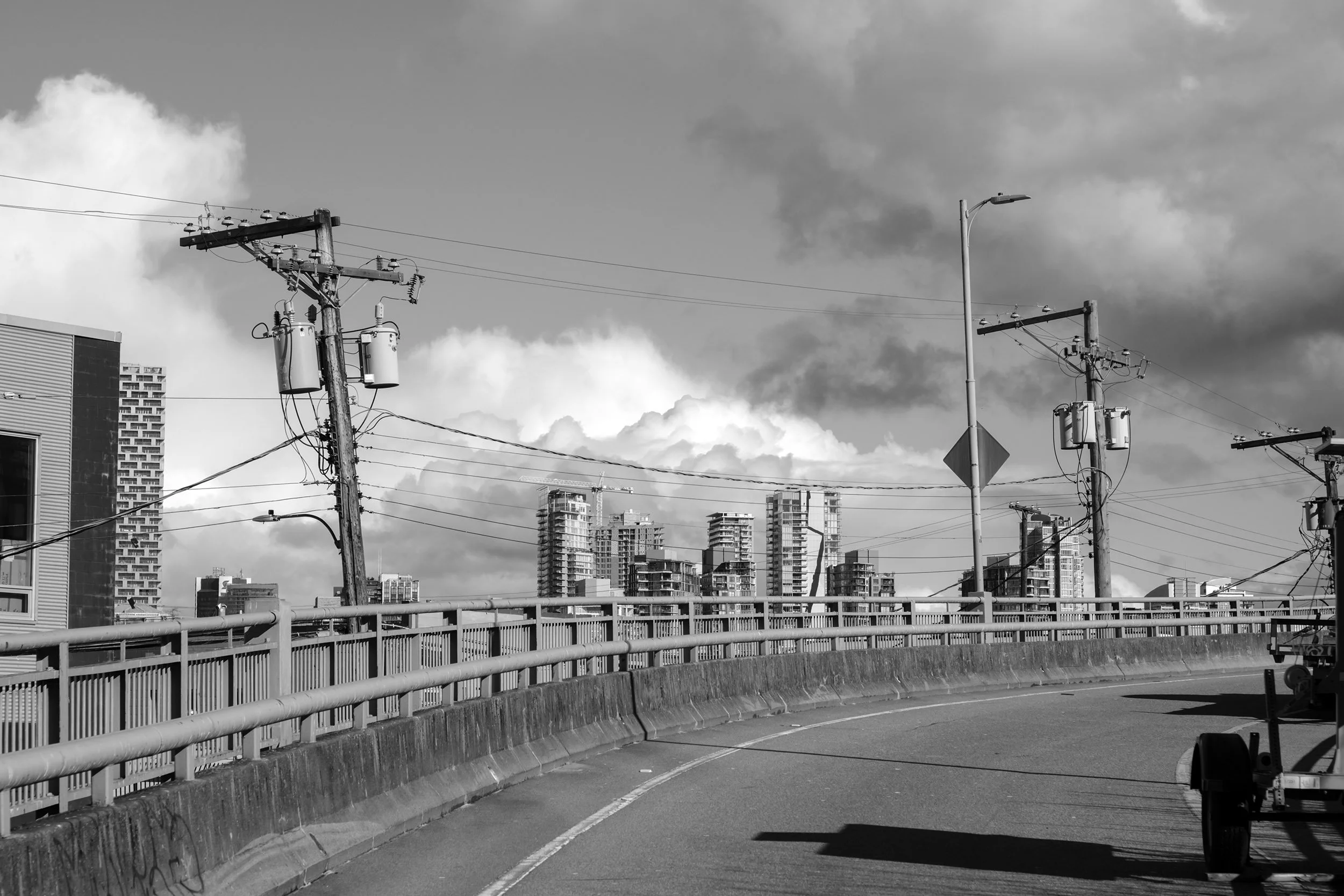 Granville Bridge off ramp, Vancouver.