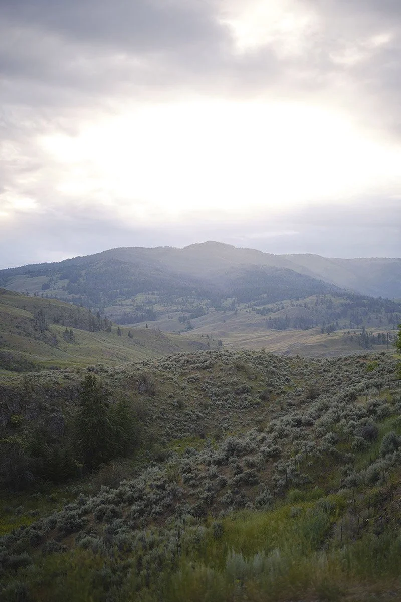 The rolling hills by Spotted Lake near Osoyoos
