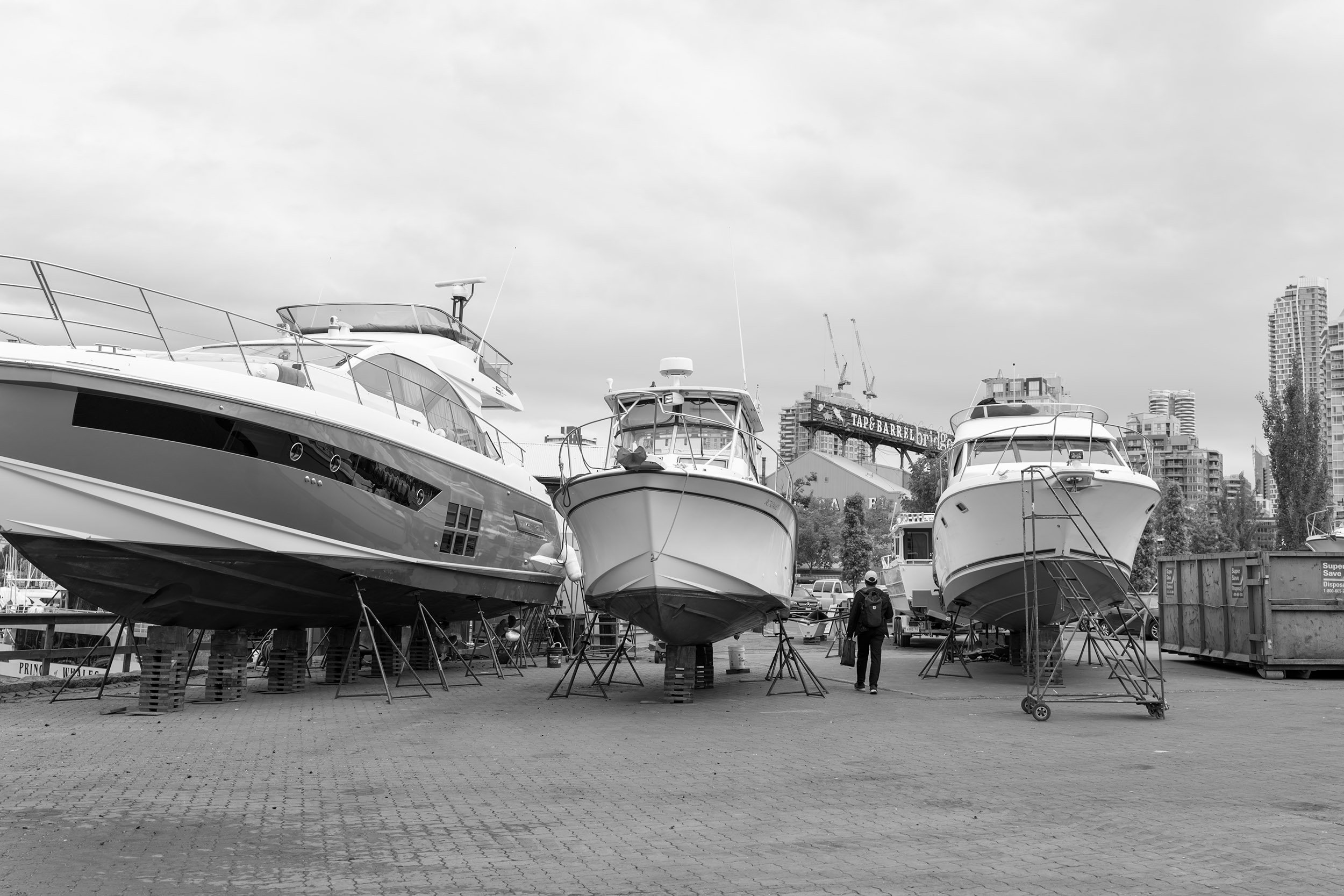 Granville Island Shipyard. Sample image from a Sigma 35mm f/1.4 DG II Art
