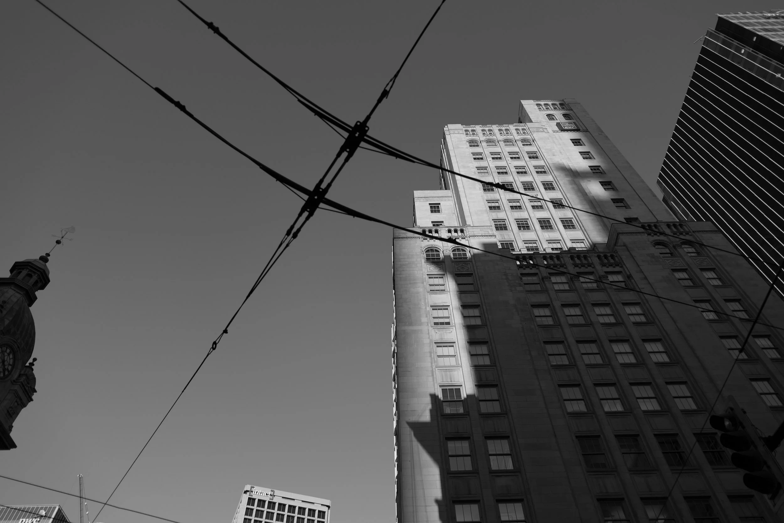 RBC Bank on Granville Street in Vancouver. Sample image from a Sigma 17-40mm f/1.8 DC Art and Fujifilm X-E5.