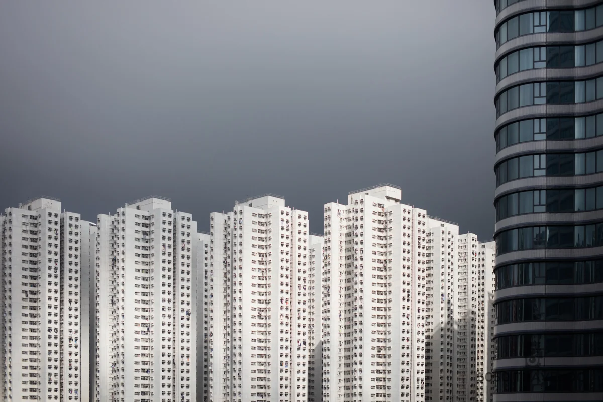 Apartments in Tsuen Kwan where we visited Cecilia and Chris