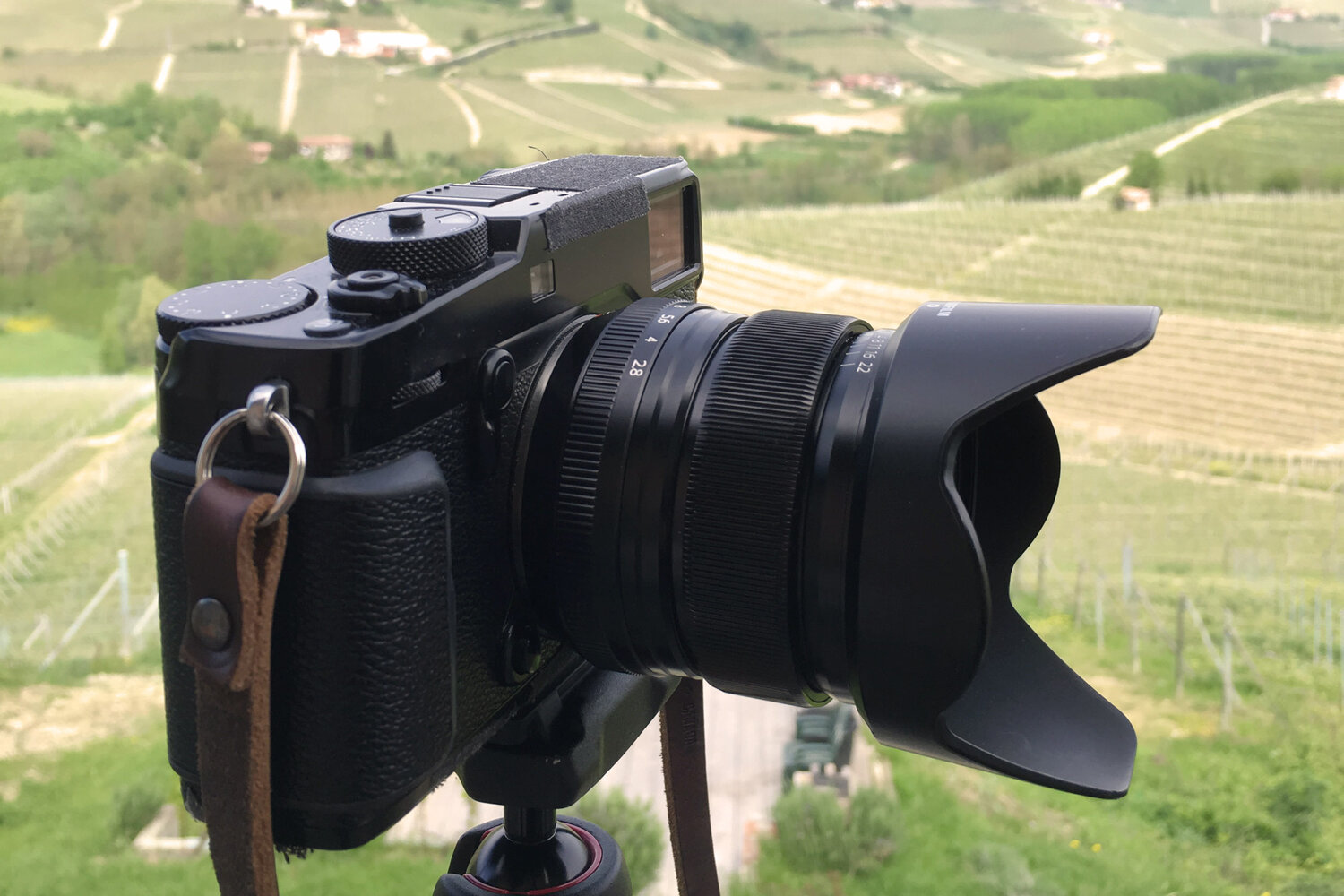 Fujifilm X-Pro2 mirrorless camera with the Fujifilm XF 14mm f/2.8 R lens