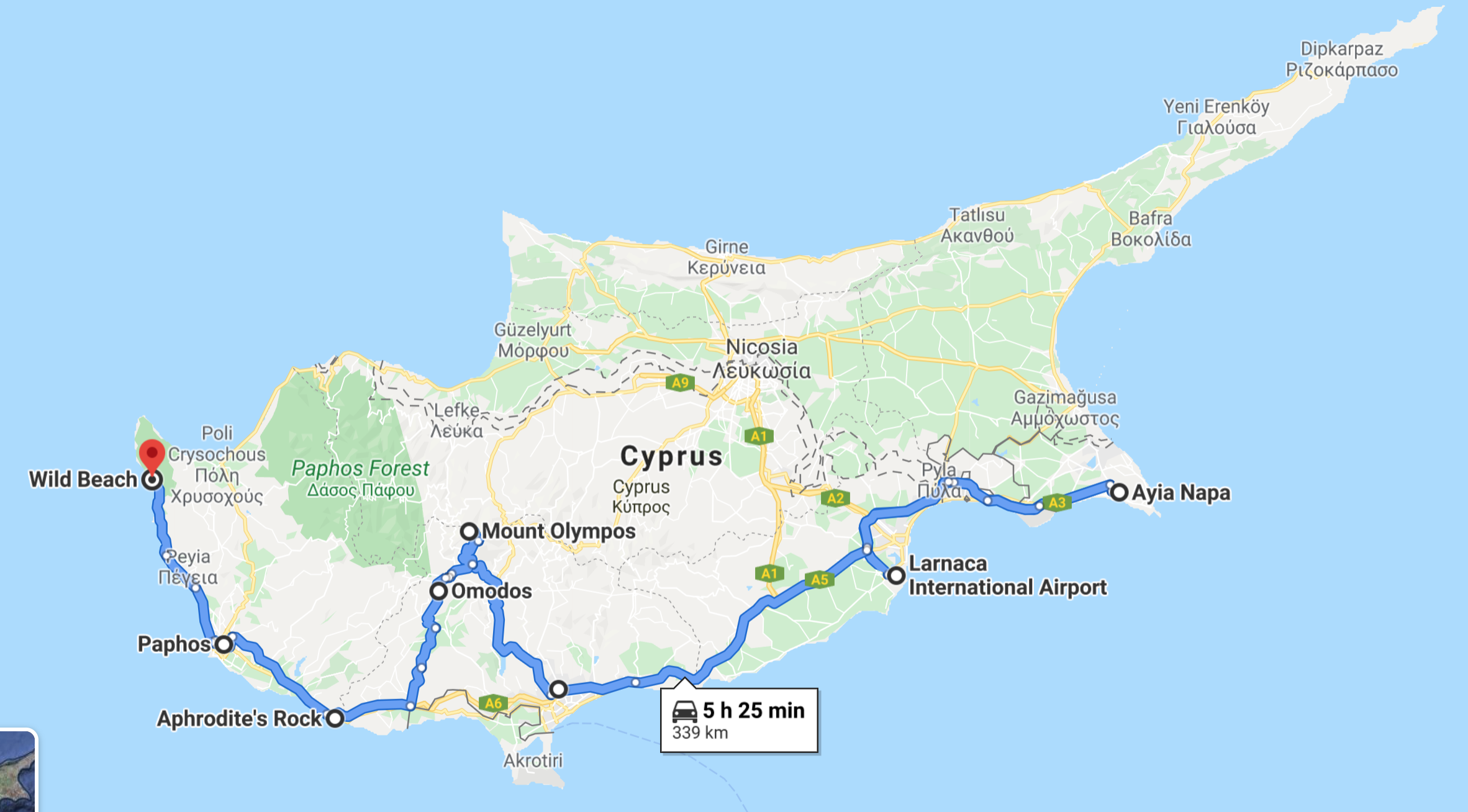 cyprus trip plan