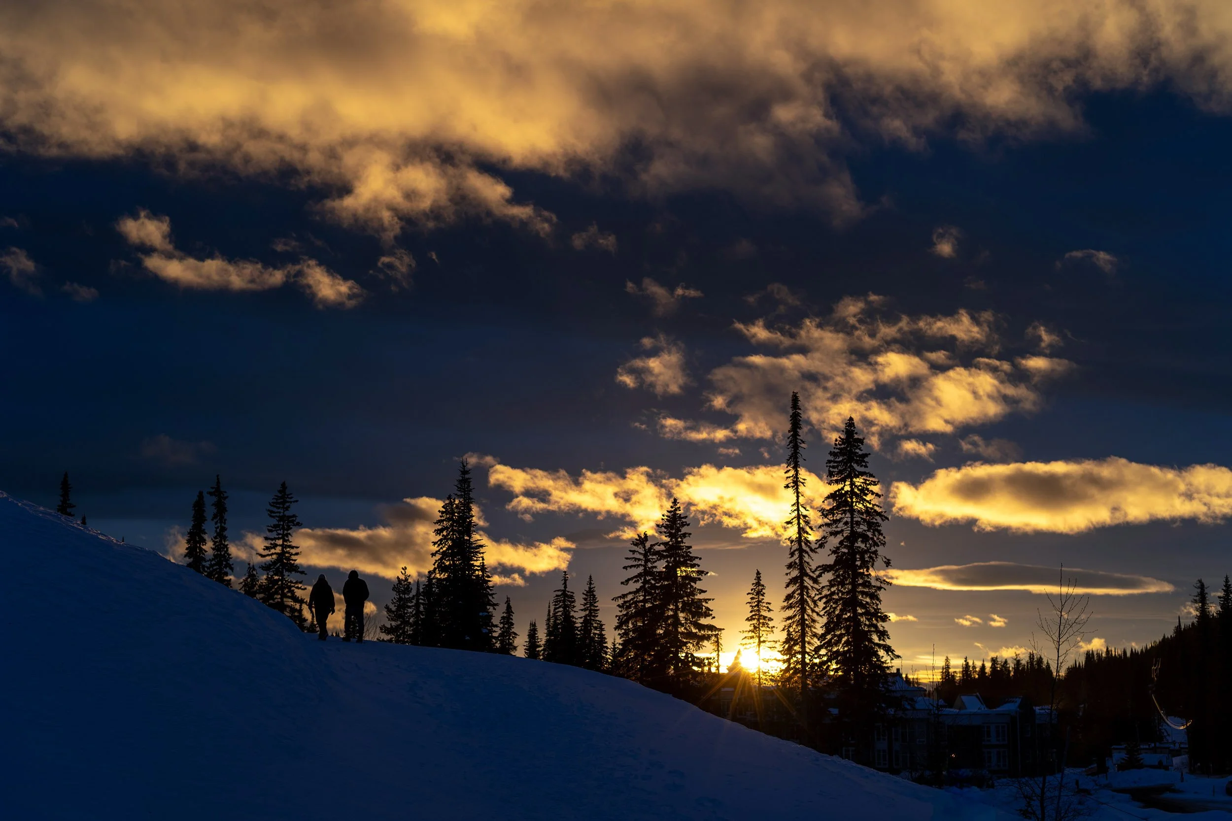 Sunset at Silver Star Mountain, February 25, 206