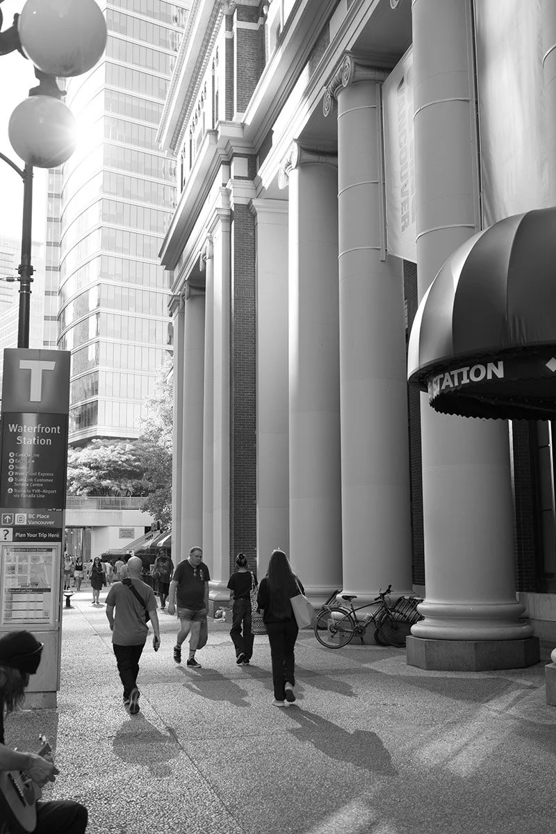 Waterfront Station in Vancouver. Sample image from a Sony FE 40mm f/2.5 G and Sony A7 V.