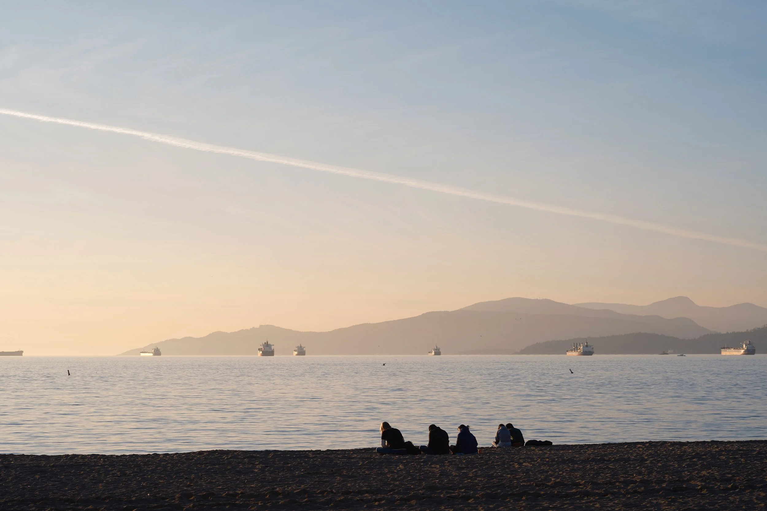 English Bay Beach, March 2, 2024