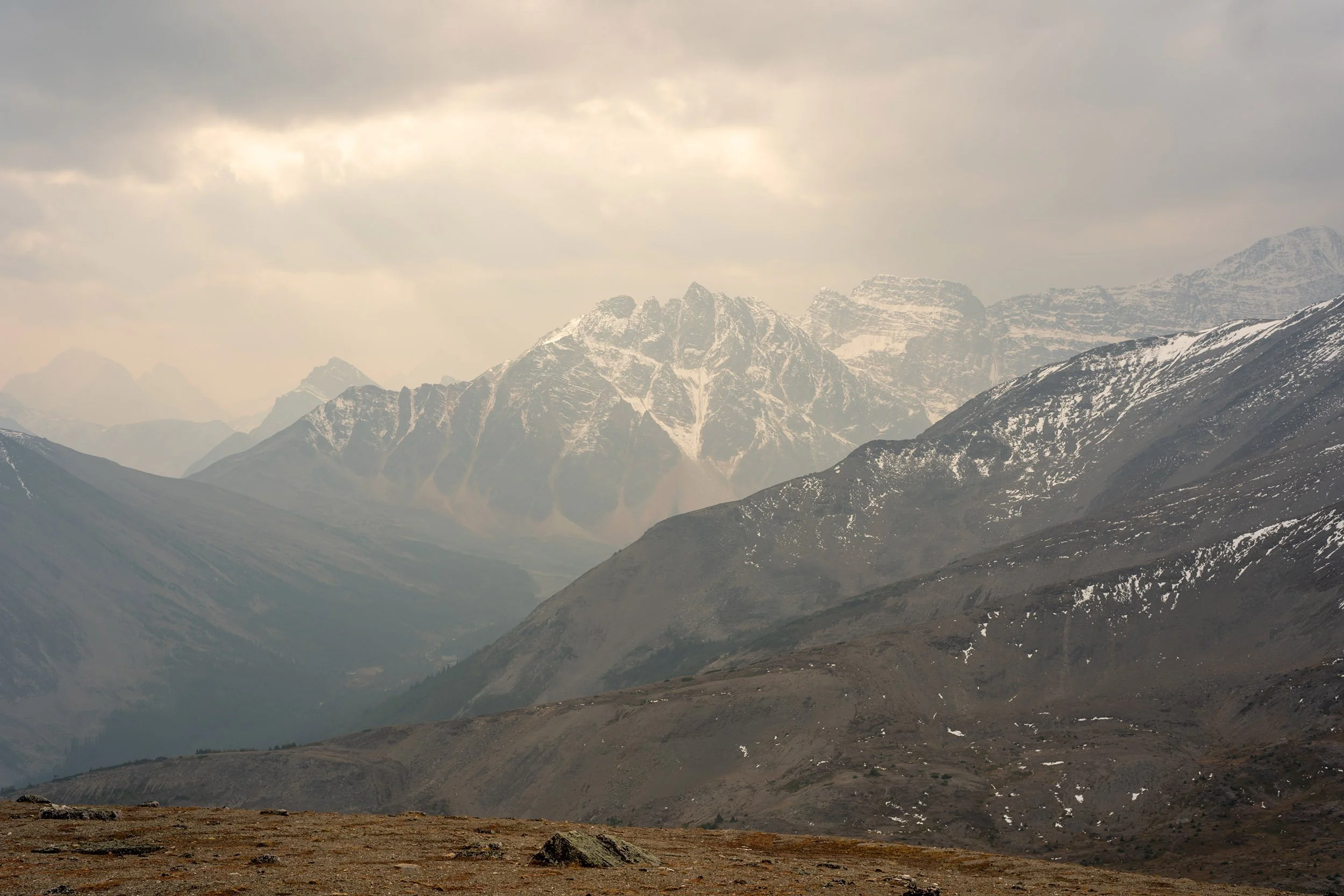 The Rocky Mountains at Jasper SkyTram in Alberta