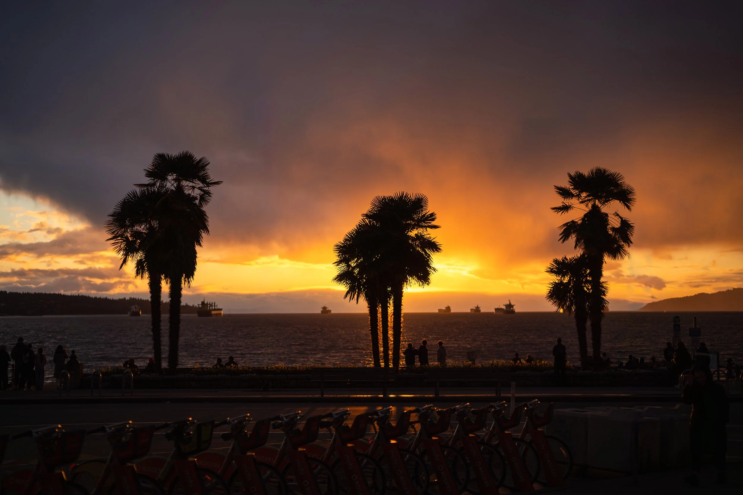 English Bay sunset, March 2026