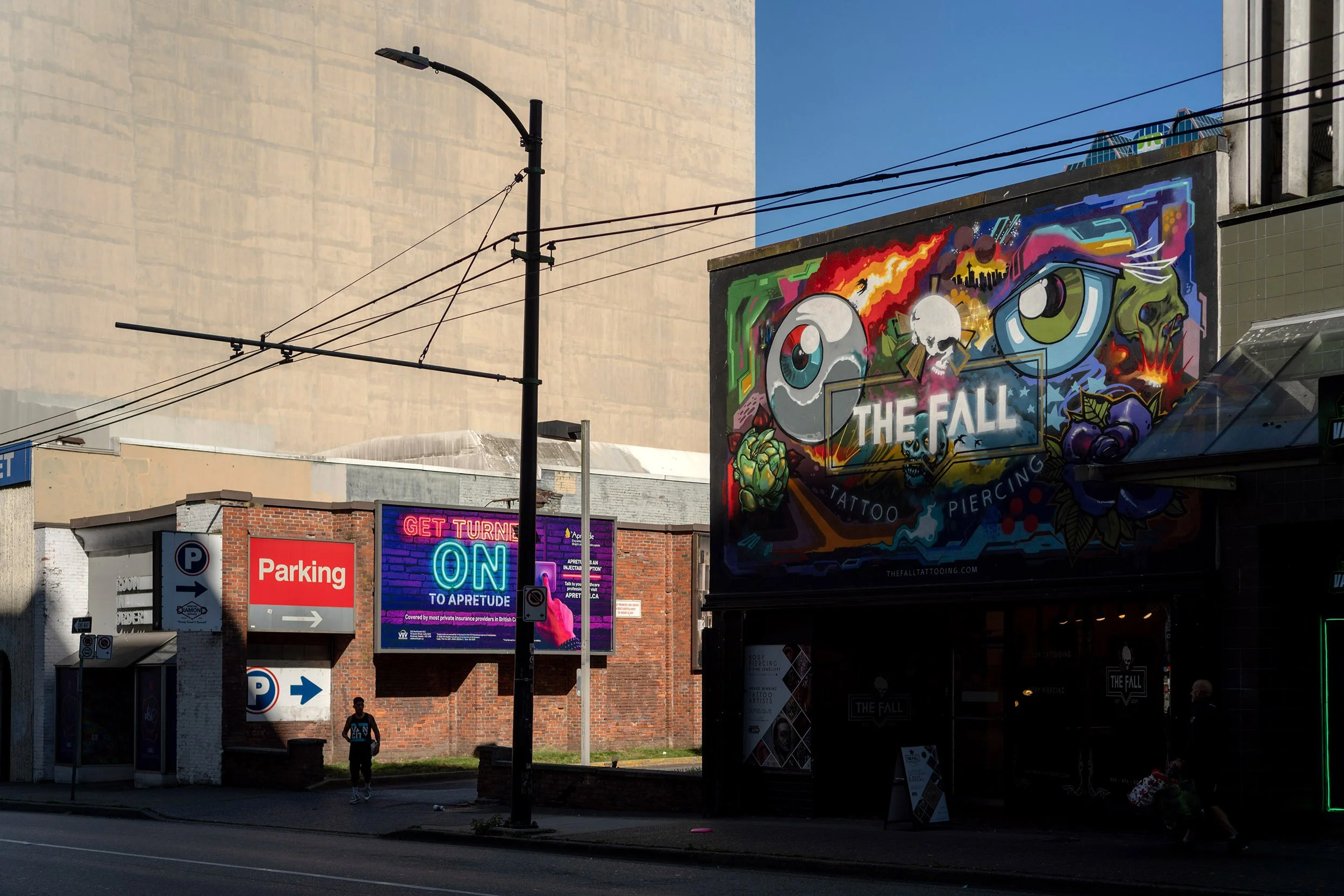 The Fall Tattoo shop on Seymour in Vancouver. August 2026