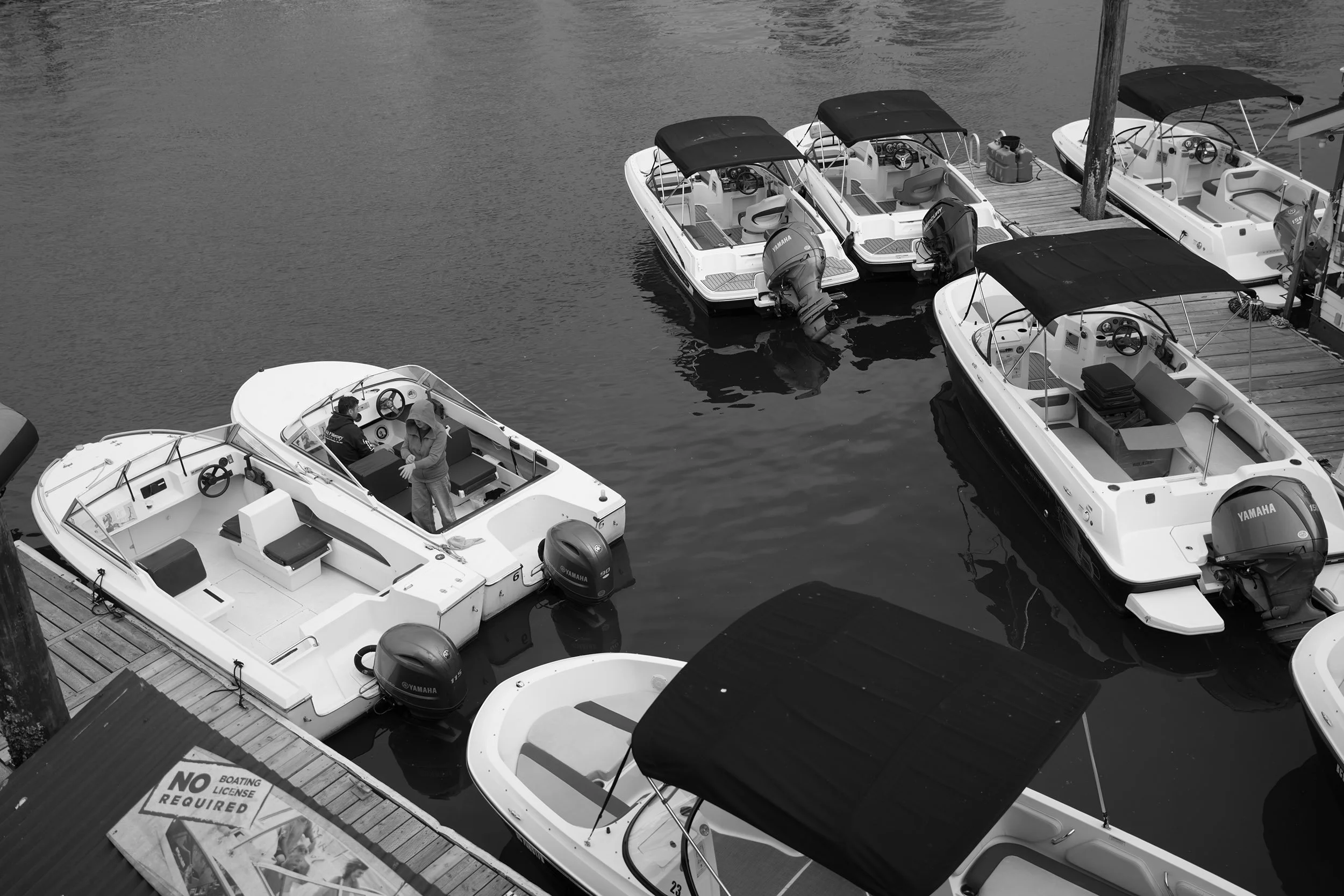 Speedboats at Granville Island, May 29, 2026