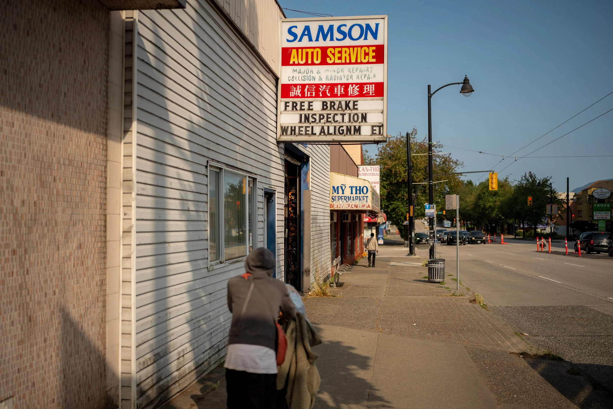 Samson Auto Service on Kingsway, Vancouver, July 2026