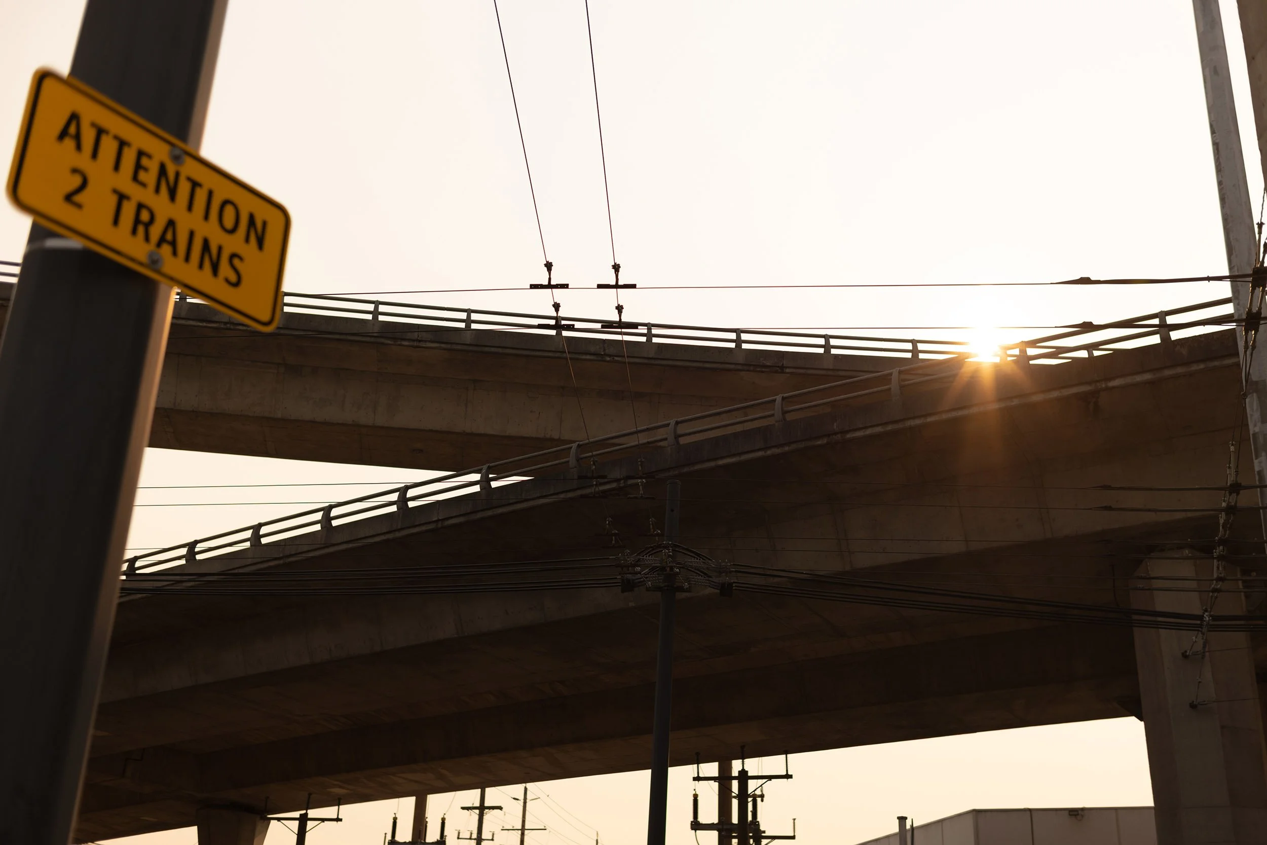 Road ramps, Arhur Laing Bridge, Vancouver. Sample image from a Voigtländer Nokton Classic 35mm f/1.4 II MC and Leica SL2-S.