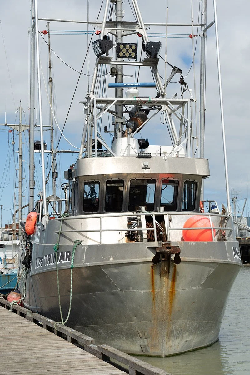 Fishing Boat in Steveston, BC. Sample image from a Sony FE 20-70mm f/4 G and Sony A7 V.
