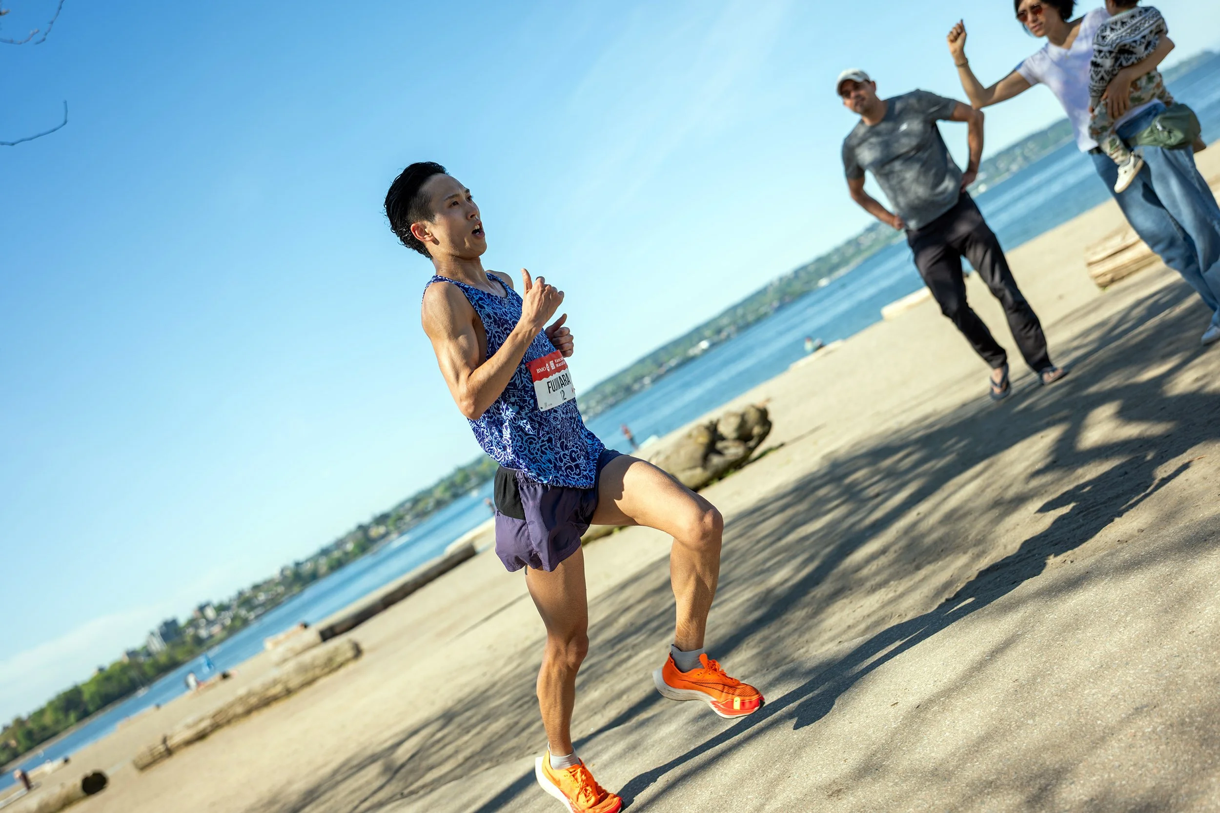 Fujiwara, winner of the 2026 Vancouver Marathon