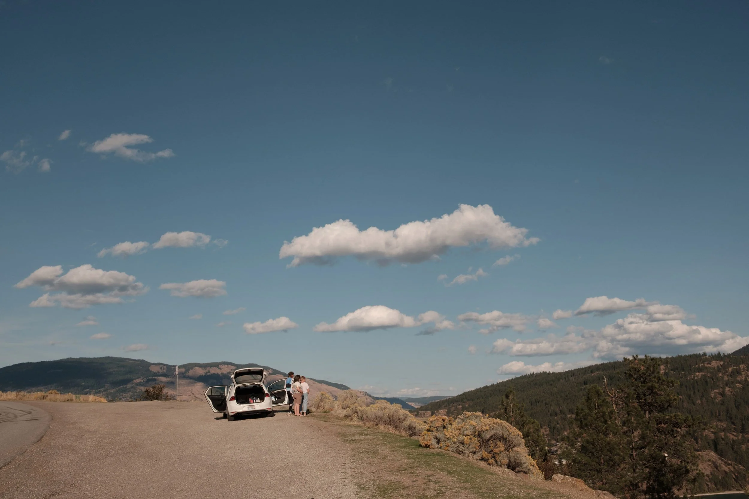 Kalamalka Lake lookout in Vernon, September