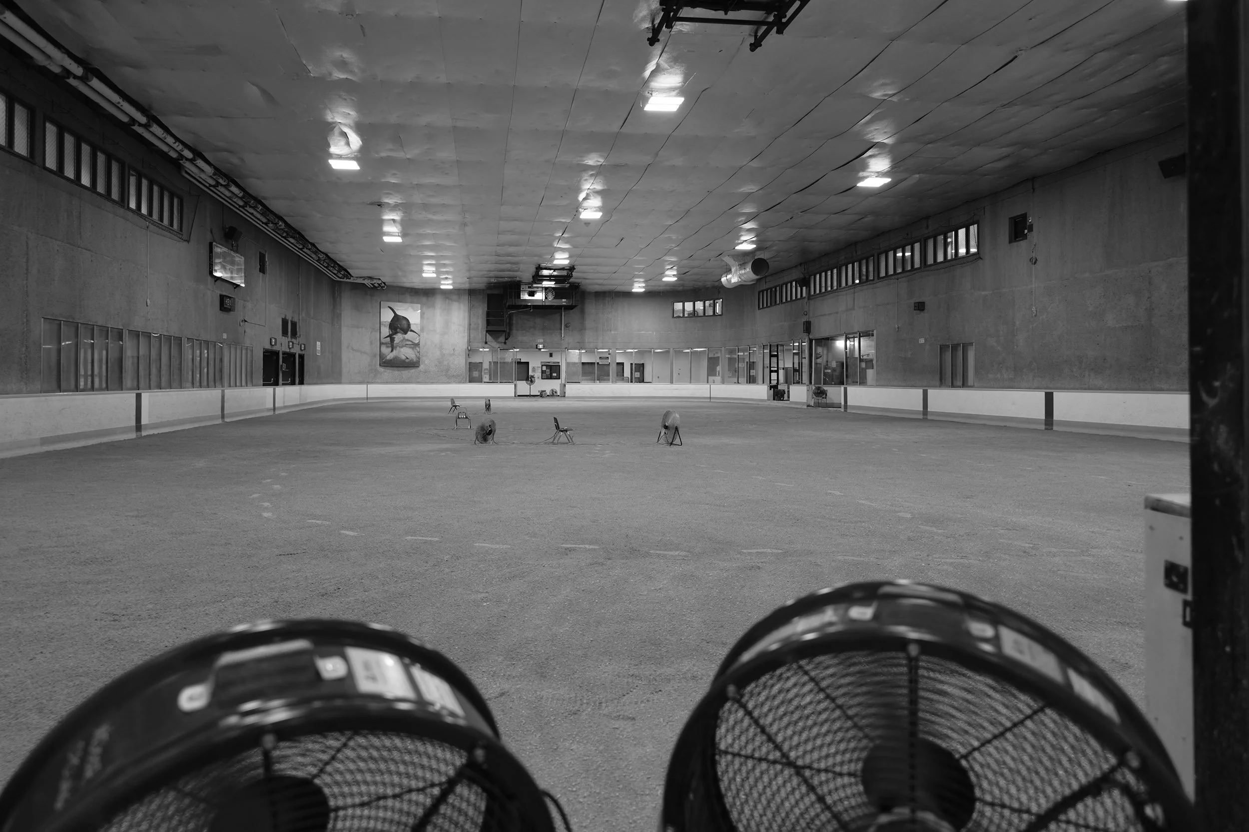 Hockey arena after the season, West End, Vancouver Sample image from a Sigma 15mm f/1.4 DC Contemporary and Fujifilm X-E5