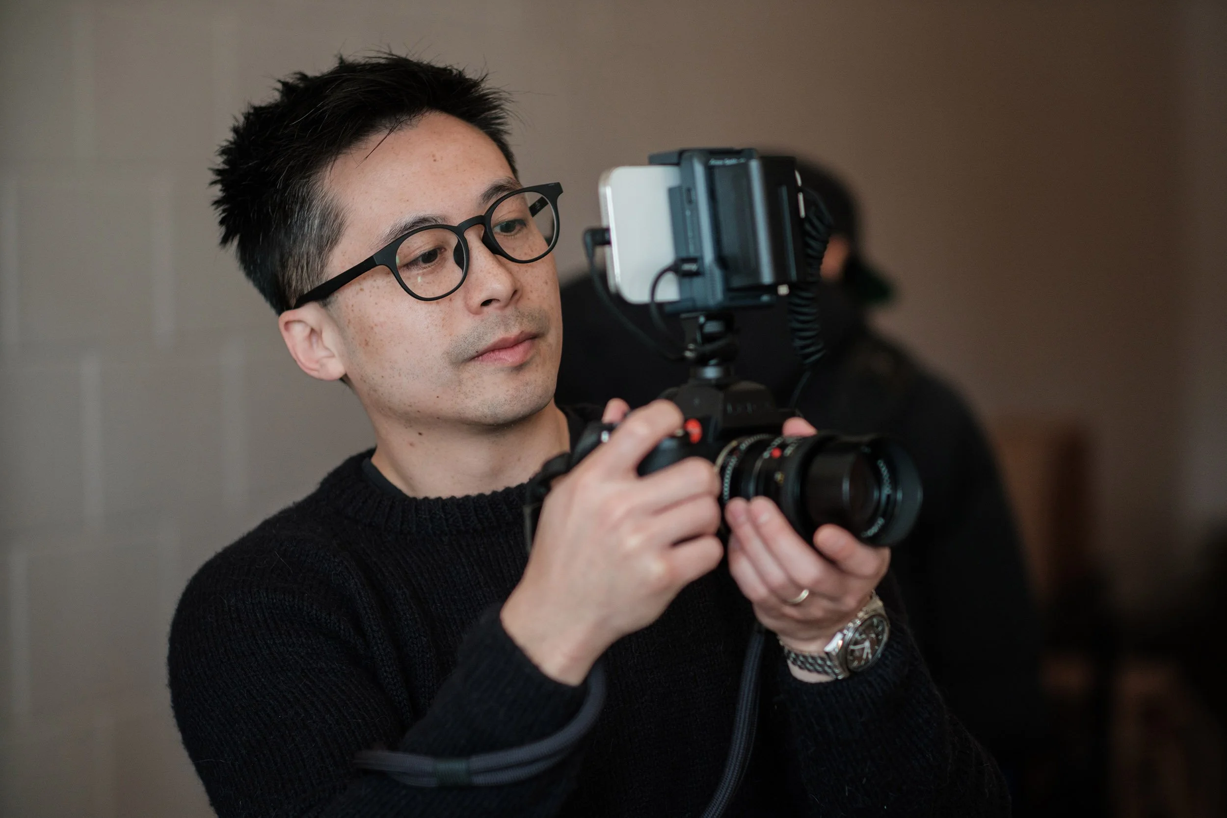 Julian Fok with his Leica SL2-S video rig